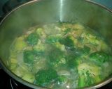 A picture of step 3 of Low fat broccoli and leek soup.