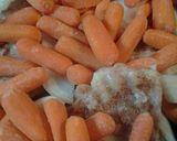 A picture of step 2 of Lemon Honey Chicken and Carrots.