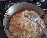 A picture of step 4 of Sevai upma.
