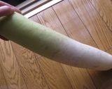 A picture of step 1 of Easy Daikon Radish Kimchi.