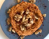 A picture of step 5 of Mouhammara (محمّرة) - Red pepper with walnut dip.