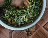 A picture of step 2 of Chenopodium kachri.