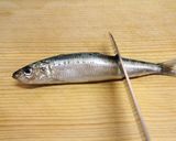 A picture of step 1 of No Fishy Smell! Soft All the Way to the Bones! Sardines Simmered in Umeboshi and Ginger.