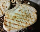 A picture of step 1 of Grilled x Pan Fried Pork Chop in Mushroom Gravy.
