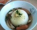 A picture of step 8 of A Whole Onion! Sweet New Harvest Onion Consommé.