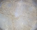 A picture of step 2 of Taliyan hausa with fish sauce.