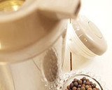 A picture of step 1 of Iced Cafe au Lait with Black Tapioca.