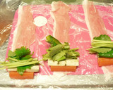 A picture of step 3 of Burdock Root and Carrot Hachiman Rolls with Pork.