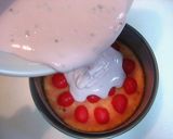 A picture of step 10 of Cherry Blossom Mousse Cake.