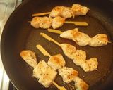 A picture of step 6 of Healthy Chicken Tender Yakitori with Easy Homemade Sauce.