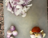 A picture of step 1 of Mutton Do Pyaza.