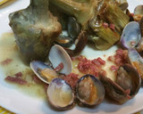 Foto del paso 1 de la receta: Alcachofas con Almejas