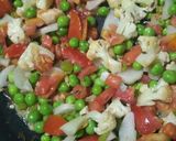 A picture of step 1 of Winter Veg-cheesy Rice casserole(indian style).