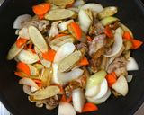 A picture of step 8 of From a Chef's Kitchen! The Secret to Easy and Super Delicious Tonjiru (Pork Miso Soup).