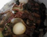 A picture of step 5 of Egg topped Bacon Mushroom Aspargas.