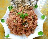 Hình bước làm 3 của món Mít non trộn