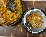 A picture of step 9 of Shrimp & Chorizo Paella.