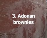 Foto langkah ke 2 dari resep Brownies coklat tabur keju.