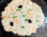 A picture of step 2 of Akki Roti.