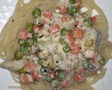 Tejszínes, zöldséges csirke recept fázis 4 fotója