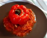 A picture of step 4 of Skillet Stuffed Peppers with Rice.