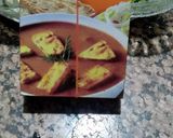 A picture of step 2 of Paneer butter masala.