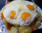 Foto del paso 8 de la receta Huevos a la plancha, con Calabaza y Patatas!🥔🍳