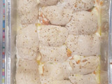 Rollos de pollo rellenos de mozzarela