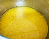 A picture of step 3 of Masoor daal curry with masoor daal pakoda.