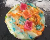 रेनबो मिल्क जेली (rainbow milk jelly recipe in Hindi) रेसिपी चरण 7 फोटो