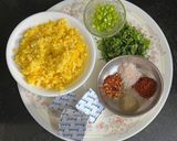 A picture of step 1 of Boiled Corn 🌽 Cheese 🧀 Barley Flour Paratha 🫓.