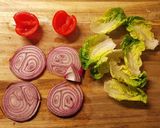 Une image de l'étape 4 de Wraps Kebab et Crudités.