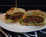 Tojásos-baconös sajtburger 🥚🥓🍔 recept fázis 8 fotója