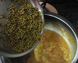 A picture of step 4 of Green moong daal.