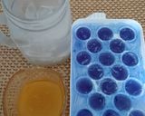 Hình bước làm 1 của món Sô đa hoa đậu biếc