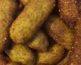 A picture of step 5 of Fried Kibbeh.