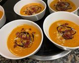 Foto del paso 8 de la receta: Crema de moniatos i porros amb cruixent d'ibèric i parmesà