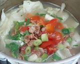 Foto langkah ke 5 dari resep Sop Daging Makaroni.