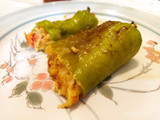 Pimientos verdes italianos rellenos