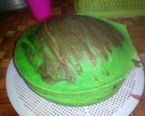 Foto langkah ke 7 dari resep Bolu Kukus Pandan Coklat 🍰.
