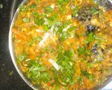A picture of step 7 of Baingan Bhartha.