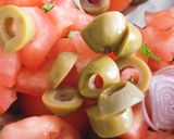 Hình bước làm 3 của món 💚 Salad Nui Ống, Nấm, Cà Chua, Olive & Fêta Healthy (Vegetarian)