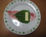 A picture of step 2 of Wrapped Pork with Cheese.