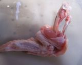 A picture of step 6 of Pan Fried, Not Deep Fried Stuffed Chicken Wings (Chicken "Gyoza").