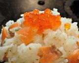 A picture of step 6 of Lemony Salmon Mixed Sushi.