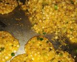 A picture of step 2 of Sabudana Vada.