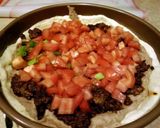A picture of step 10 of Deep dish taco pizza.