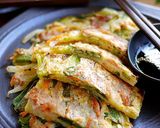 A picture of step 8 of From Tsuruhashi, Osaka - Mum's Joen with Green Onion or Chinese Chives.