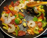 A picture of step 11 of Fake Paella.