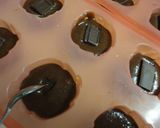 A picture of step 7 of Coffee and Chocolate Financiers.